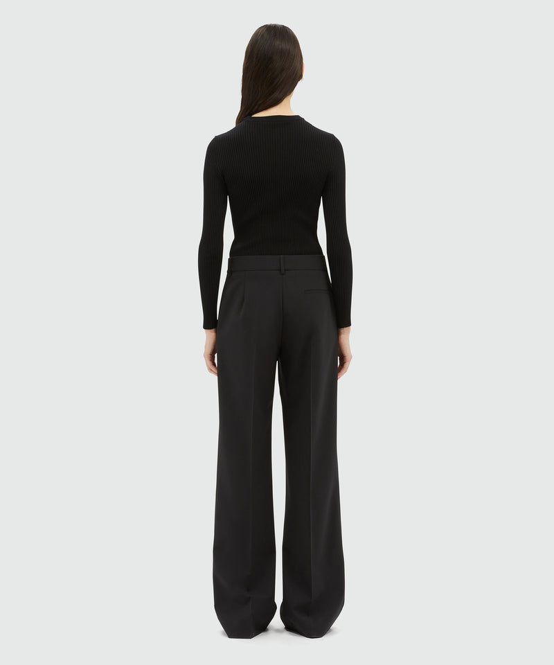 Pantalone palazzo sartoriale NERO Donna 