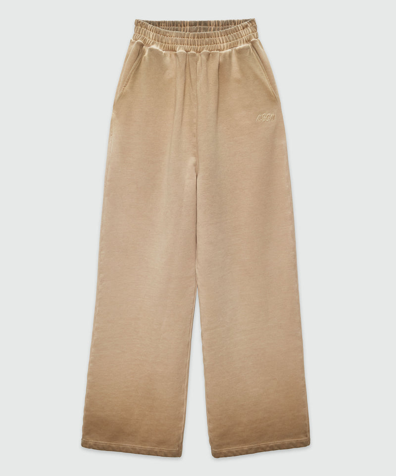 Faded jersey jogging pants BEIGE Women 