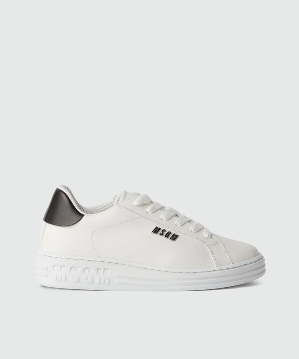 White leather MSGM sneakers