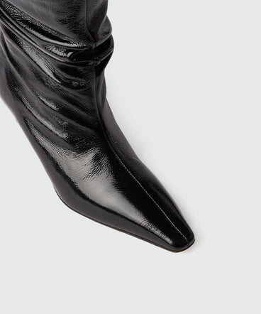 Patent leather ankle boots MSGM Official