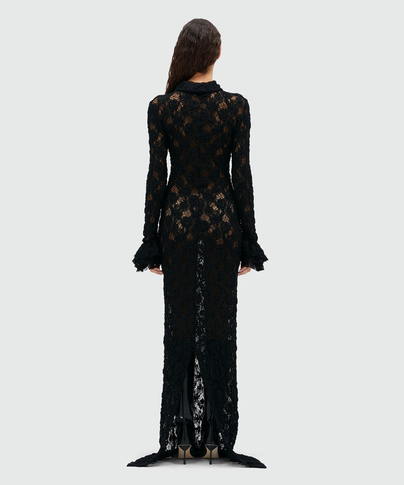 Long lace dress BLACK Women 