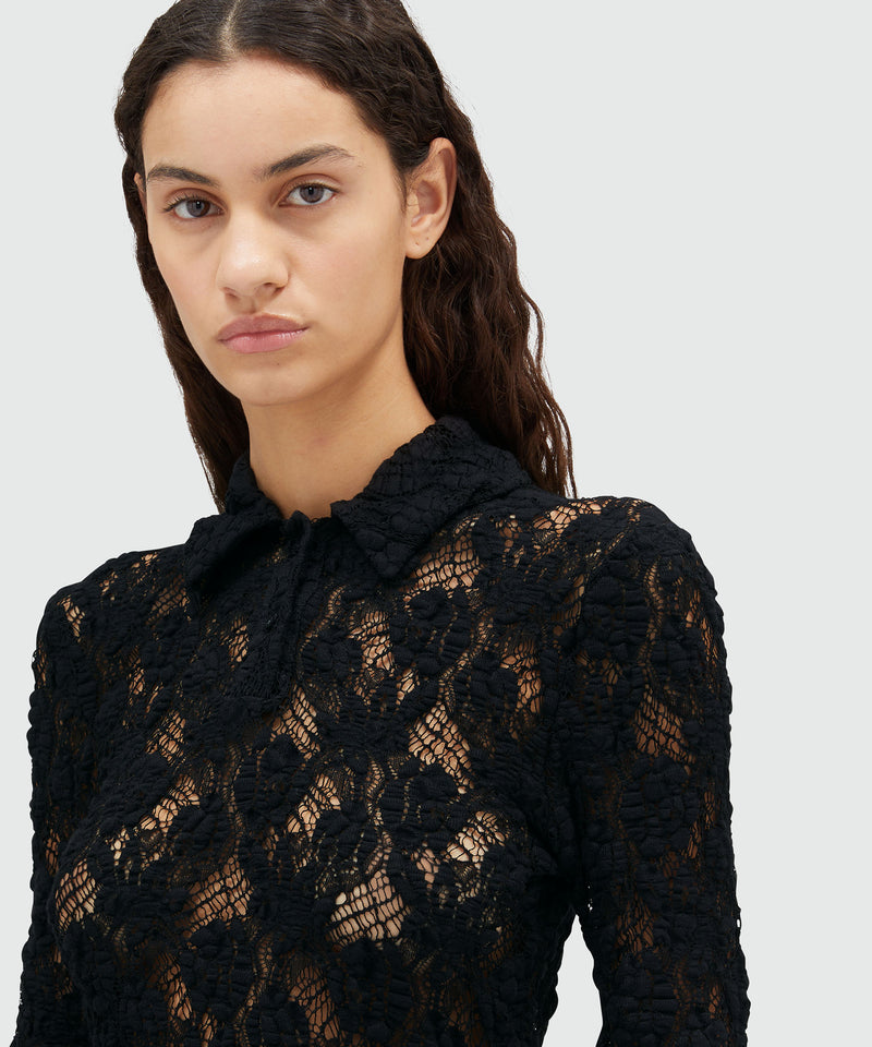 Long lace dress BLACK Women 