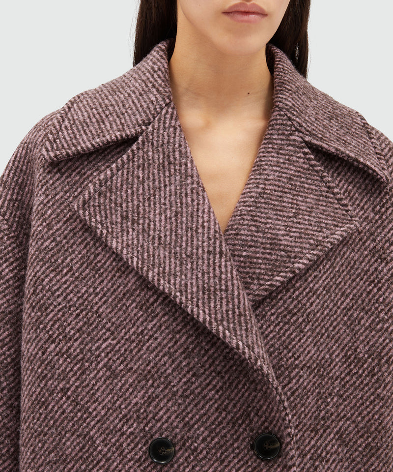 Wool double-breasted jacket LIGHT PINK Women 