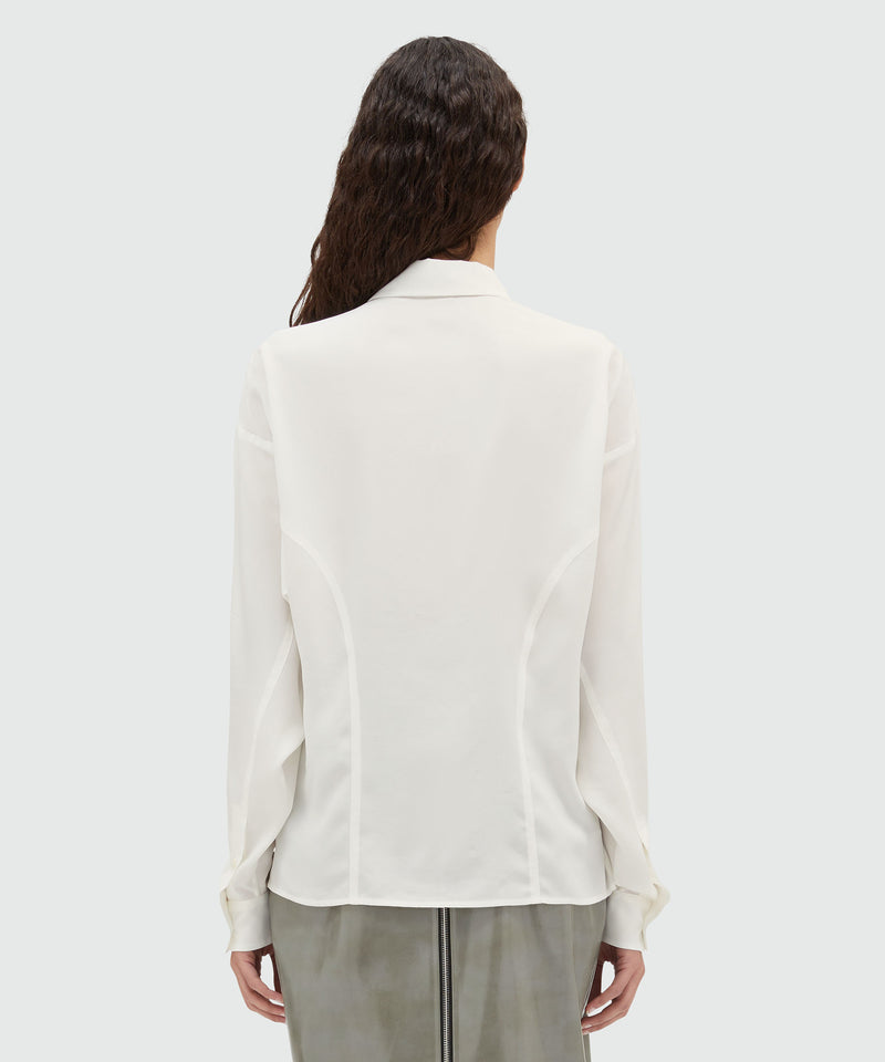 Crepe shirt with embroidery OFF WHITE Women 