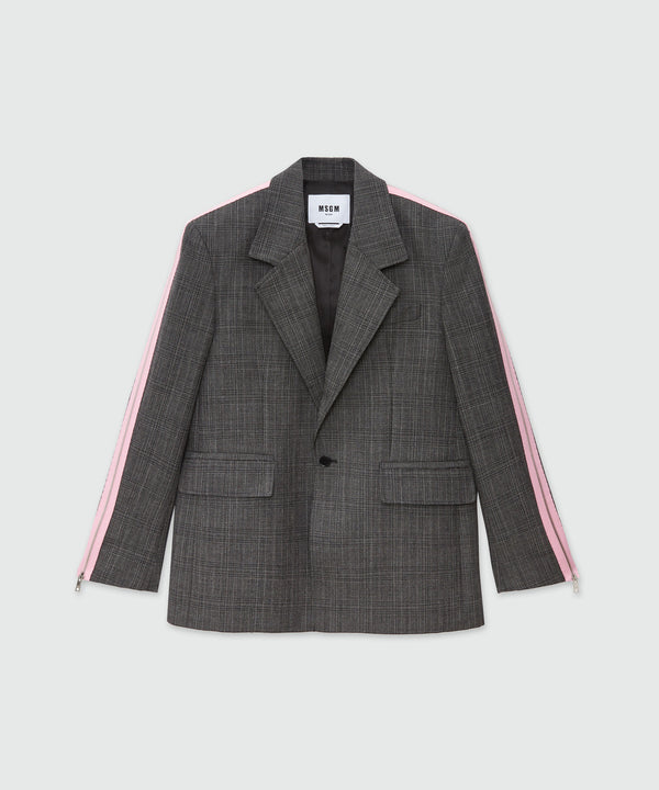 "MSGM Tailoring" wool Prince of Wales jacket