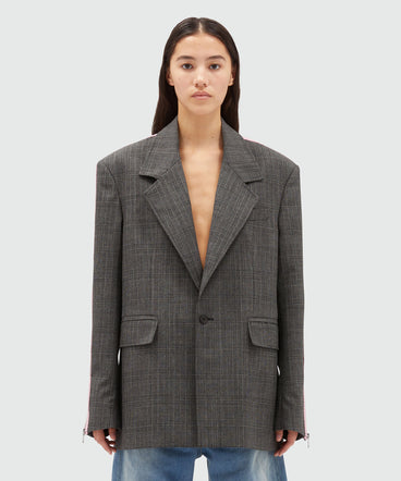 "MSGM Tailoring" wool Prince of Wales jacket