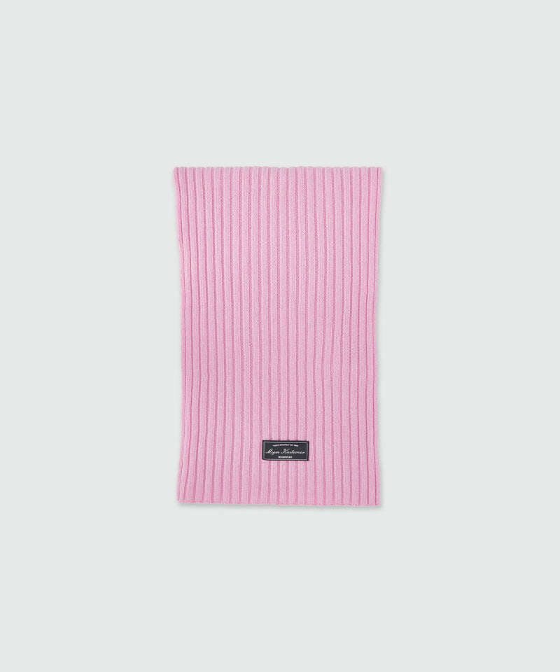 Pink ribbed wool scarf LIGHT PINK Women 