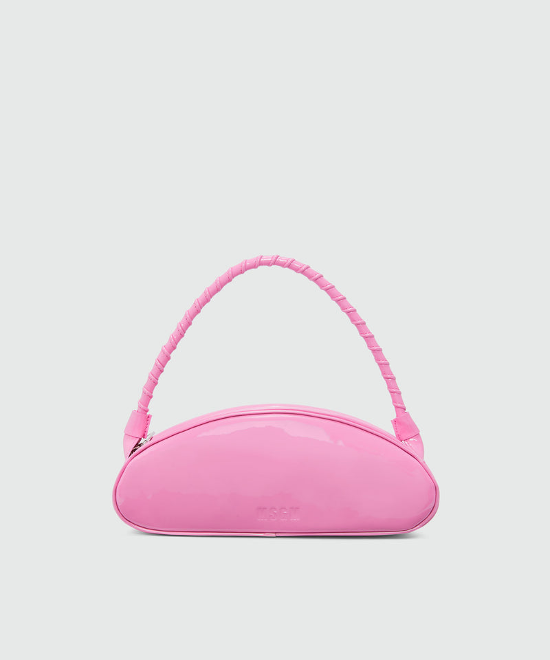 Pink patent leather MSGM handbag LIGHT PINK Women 