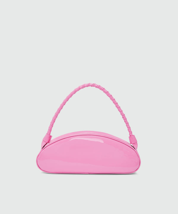 Pink patent leather MSGM handbag