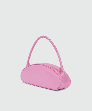 Pink patent leather MSGM handbag