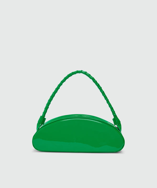 Green patent leather MSGM handbag