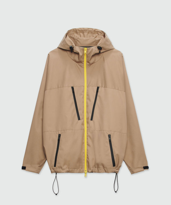 Biscuit technical gabardine jacket