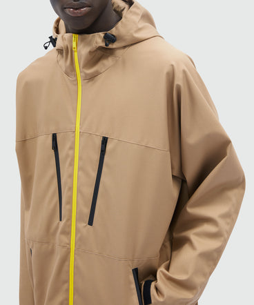 Biscuit technical gabardine jacket