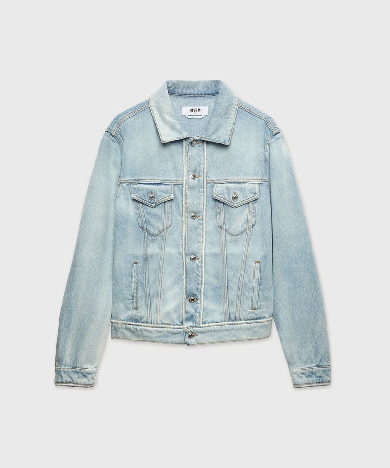 Light blue denim jacket BLUE Men 