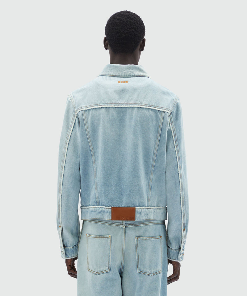 Light blue denim jacket BLUE Men 