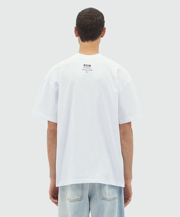 White jersey T-Shirt with "Two Sailors" embroidery