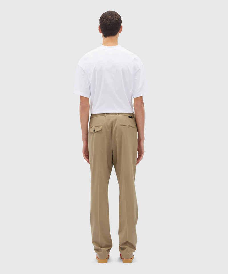 Sand chino trousers in light wool SAND Men 