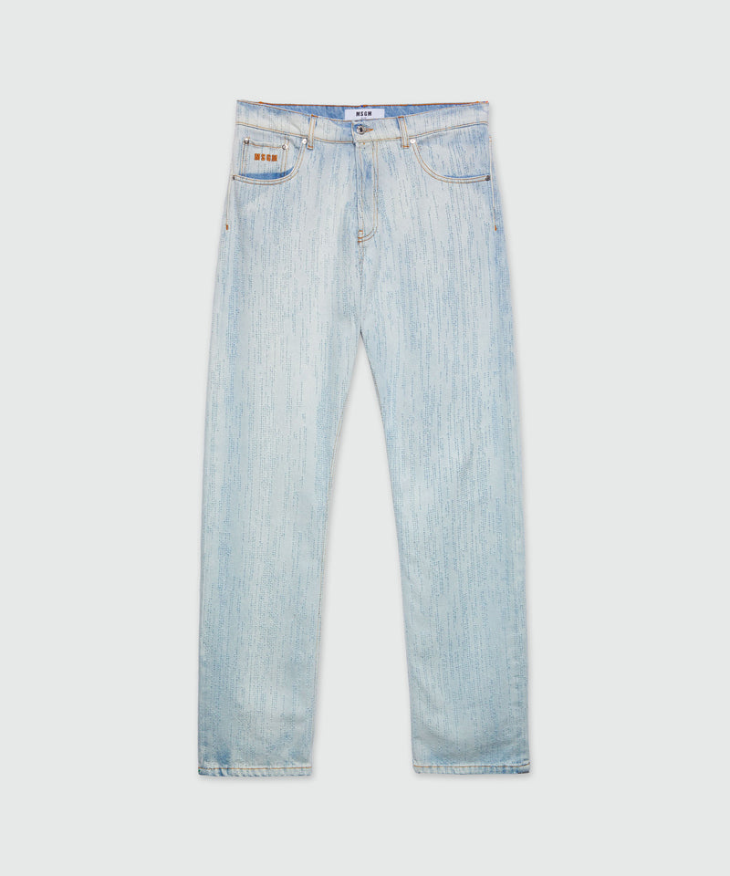 Pantalone in denim destroyed BLU Uomo 