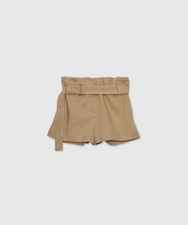 Havana slub canvas shorts