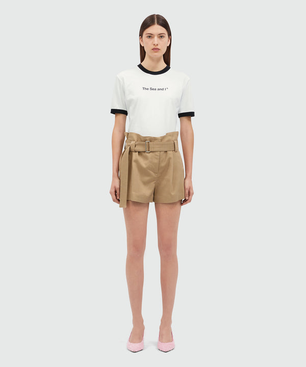 Havana slub canvas shorts