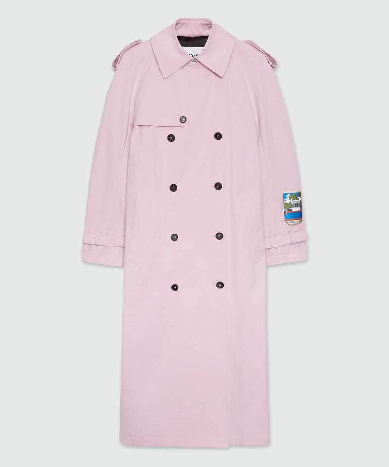 Light pink faille trench coat "La Vedetta" PINK Women 