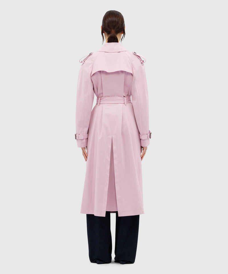 Light pink faille trench coat "La Vedetta" PINK Women 