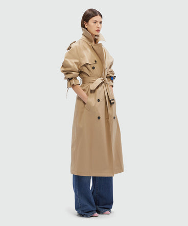 "La Vedetta" faille trench coat