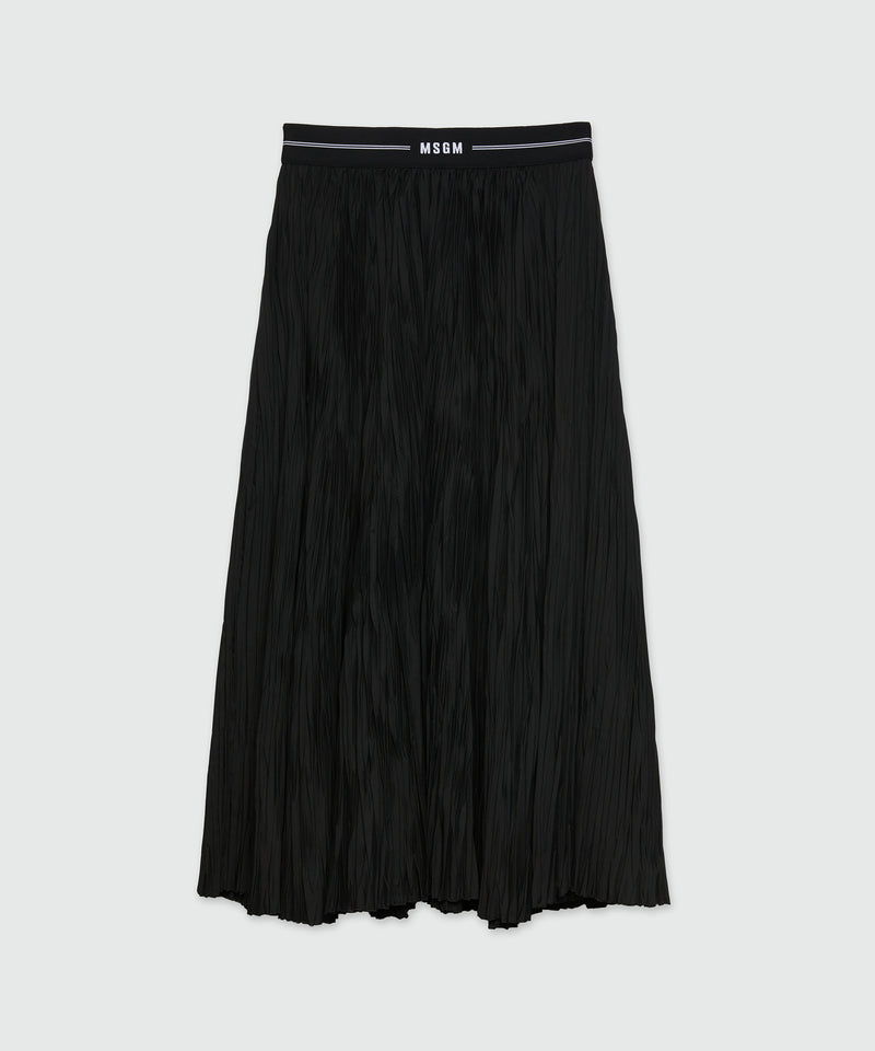 MSGM wide pleated skirt with elastic 99 Women 