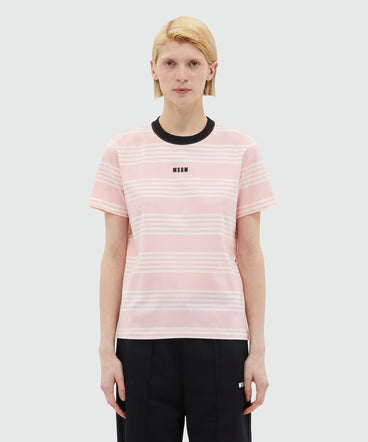 T-shirt in striped cotton