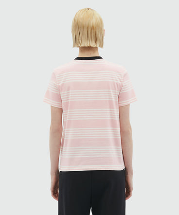 T-shirt in striped cotton