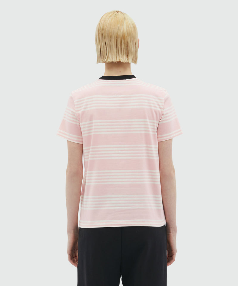 T-shirt in striped cotton 11 Women 