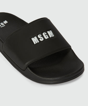 Black pool slides with MSGM micrologist