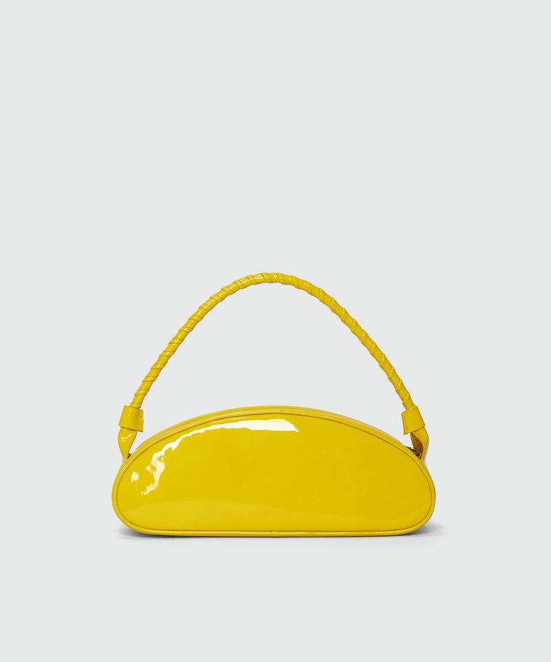 Yellow patent leather bean bag YELLOW Women 