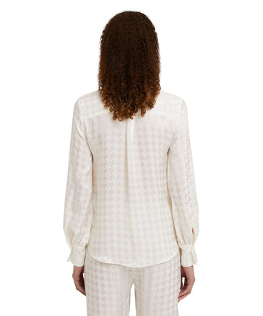 Blusa in tessuto "Fluid Viscose Jacquard"