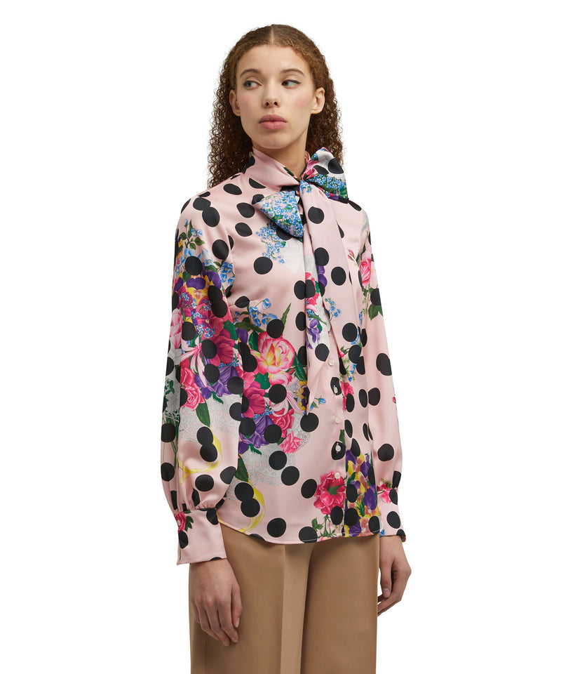 Blusa della collaborazione "Lorenza Longhi x MSGM" ROSA Donna 