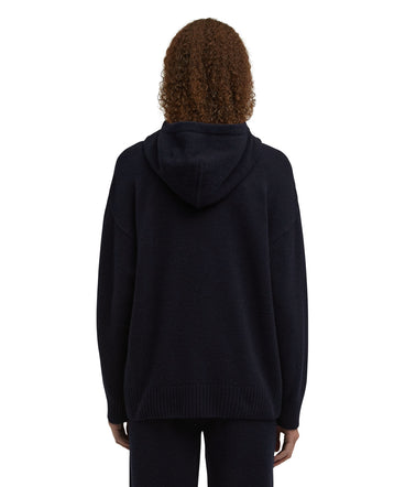 "MSGM Signature Cashemre blend" hooded sweatshirt