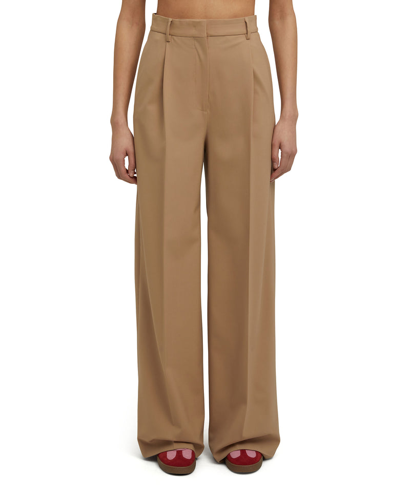 Wool trousers in "Wool Suiting" BEIGE Women 