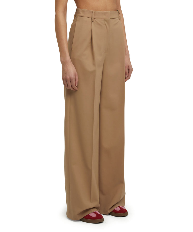 Wool trousers in "Wool Suiting" BEIGE Women 