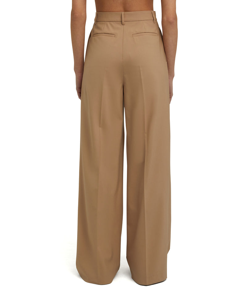 Wool trousers in "Wool Suiting" BEIGE Women 