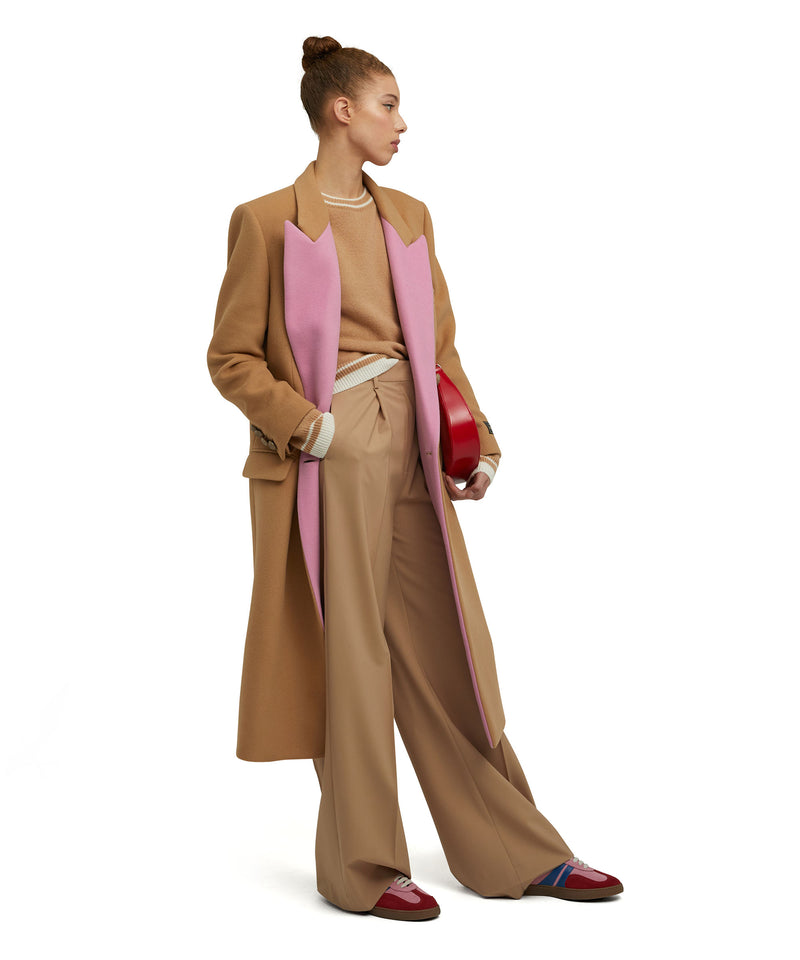 Wool trousers in "Wool Suiting" BEIGE Women 