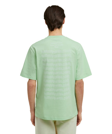 T-shirt girocollo in cotone organico della Capsule MSGM Fantastic Green